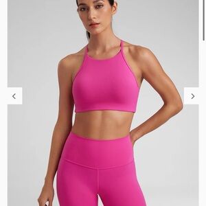 Butterluxe Y Racerback Thin Strap Bra Magenta Purple